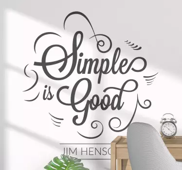 Sticker Maison simplicité Jim Henson - TenStickers