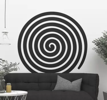 Sticker mural Spirale abstraite - TenStickers