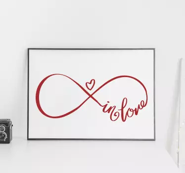 Sticker mural Texte et symbole infini - TenStickers