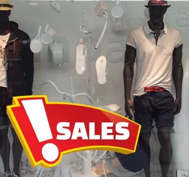 Sticker offre soldes anglais - TenStickers