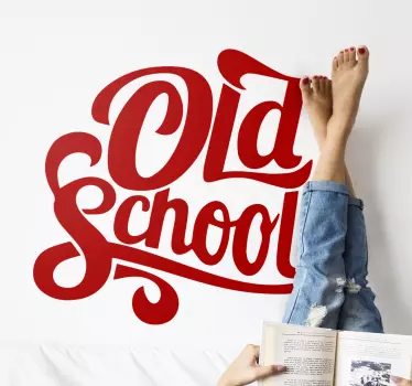 Sticker Old School - TenStickers