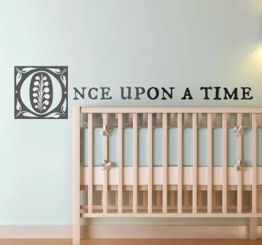 Sticker Once upon a time - TenStickers