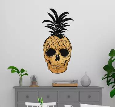 Sticker Maison Pop Art Ananas - TenStickers