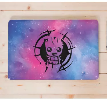 Sticker PC Bébé groot furtivement - TenStickers