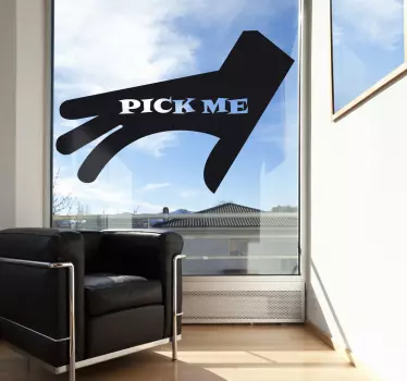 Sticker pick me - TenStickers