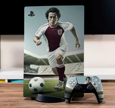 Autocollant playstation joueur de foot - TenStickers