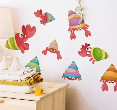 Sticker Chambre Enfant Crustacés - TenStickers