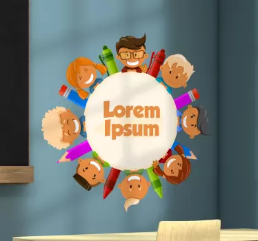 sticker pour enfant personnalisable - TenStickers