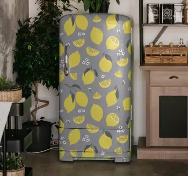 Sticker pour Frigo Citron tropical - TenStickers