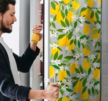 Sticker pour Frigo Citronnier - TenStickers