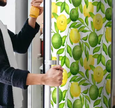 Sticker pour Frigo Citrons et limes - TenStickers