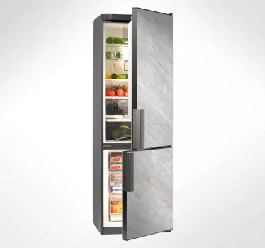 Sticker pour Frigo Effet marbre - TenStickers