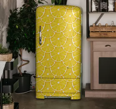 Sticker pour Frigo sticker orange - TenStickers