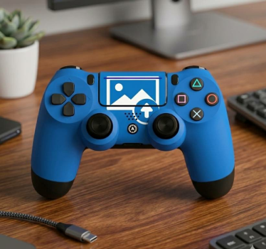 Sticker ps4 manette ps4 personnalisée - TenStickers