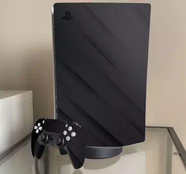 Sticker ps5 accessoire de jeu noir - TenStickers