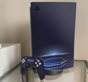 Sticker ps5 effet lumière hexagonale - TenStickers