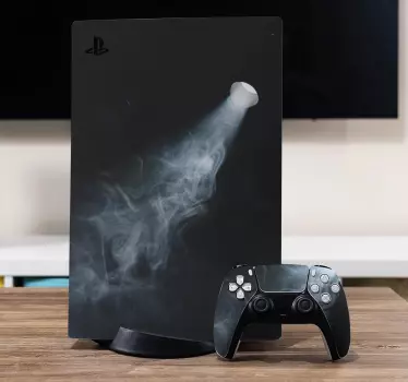 Sticker ps5 effet lumières fumées - TenStickers