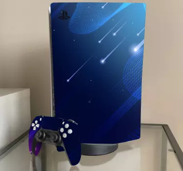 Sticker ps5 motif de jeu cosmique - TenStickers