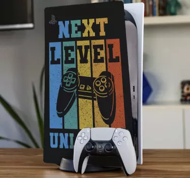 Sticker ps5 niveau suivant débloqué - TenStickers