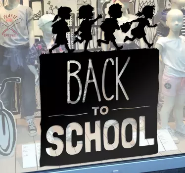 Sticker rentrée des classes anglais - TenStickers