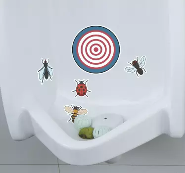Sticker Maison Dessins pour toilettes - TenStickers