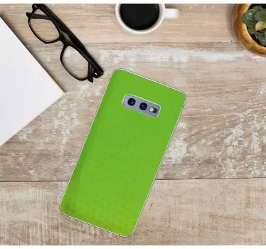 Sticker samsung bouclier vert Éclatant - TenStickers