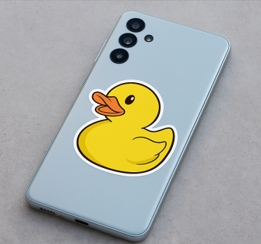 Sticker samsung canard en caoutchouc - TenStickers
