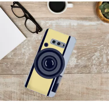 Sticker samsung couverture graphique appareil photo - TenStickers