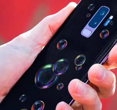 Sticker samsung motifs bulles - TenStickers
