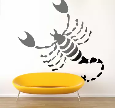 Sticker signe astrologique Scorpion - TenStickers