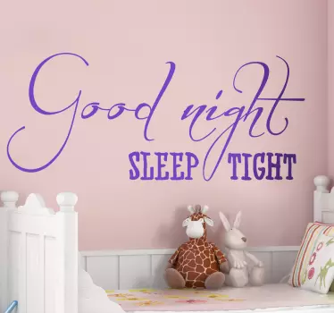 Sticker sleep tight - TenStickers