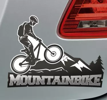 Sticker Muraux Sport vtt vélo aventure - TenStickers