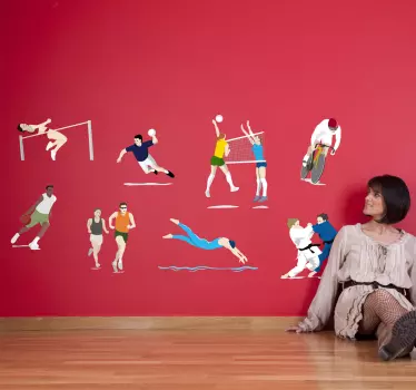 Sticker sports divers - TenStickers