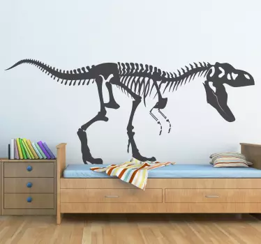 Sticker squelette t-rex - TenStickers
