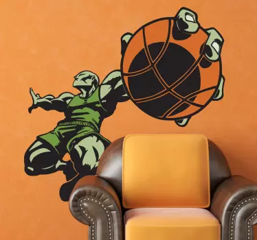 Sticker super basketteur - TenStickers