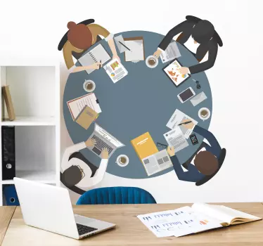 Sticker table ronde - TenStickers