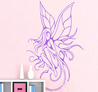 Sticker tattoo fée - TenStickers