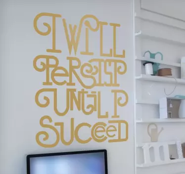sticker text citation motivation - TenStickers