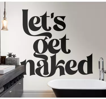 Sticker texte affichage de phrase en gras - TenStickers