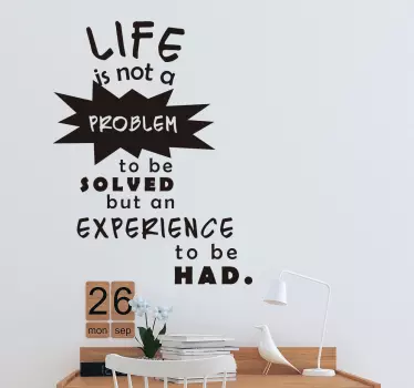 Sticker texte Alan Watts - TenStickers