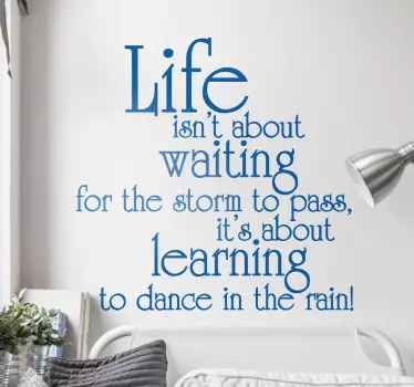 sticker texte citation inspirante - TenStickers