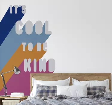 Sticker Texte cool typographique - TenStickers