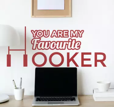 Sticker texte design typographique accrocheur - TenStickers