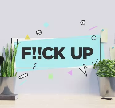 Sticker texte Échec assurÉ - TenStickers