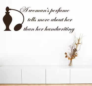 Sticker texte parfum - TenStickers
