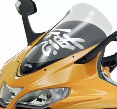 Sticker moto vertu chinois - TenStickers