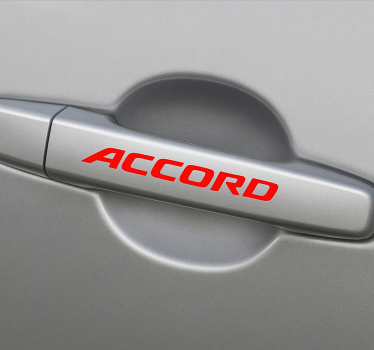 Sticker voiture accord mot - TenStickers
