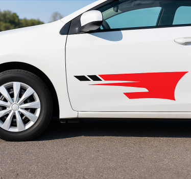 Sticker voiture autocollants latéraux sportifs - TenStickers