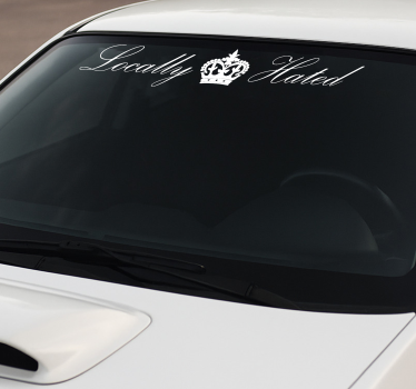 Sticker voiture banderole de fenêtre automobile - TenStickers