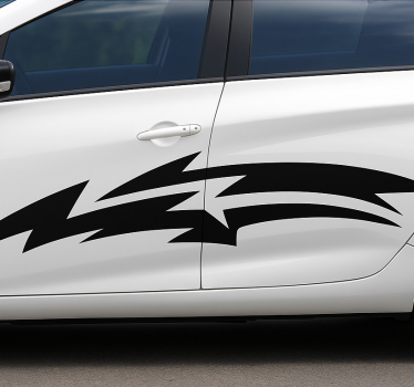 Sticker voiture conception à vitesse linéaire - TenStickers